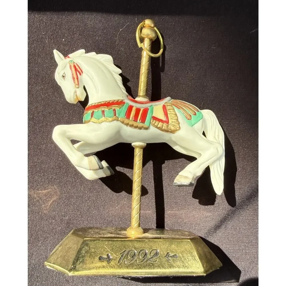Hallmark Keepsake 1993 Tobin Fraley Porcelain Carousel Horse No Box EUC -LO10